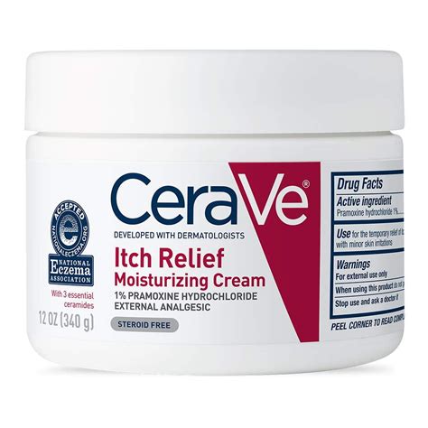 Buy Cerave Moisturizing Cream For Itch Relief 12 Ounce Dry Skin