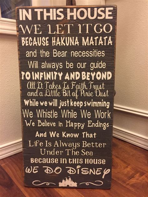 But, hey, don't take it from us. We all Love Mickey! Magical Quotes Wood Sign | Disney ...