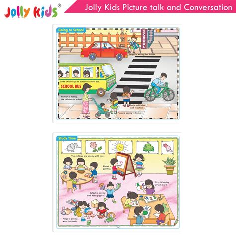 Jolly Kids Picture Talk And Conversation Book For Kids Shethbooks