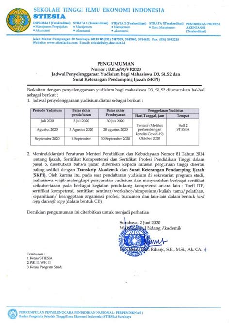 Surat Keterangan Pendamping Ijazah Apa Itu Dan Bagaimana