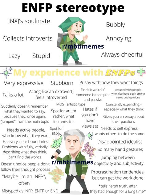 Enfp Stereotype Vs My Experience With Enfps In 2023 Mbti