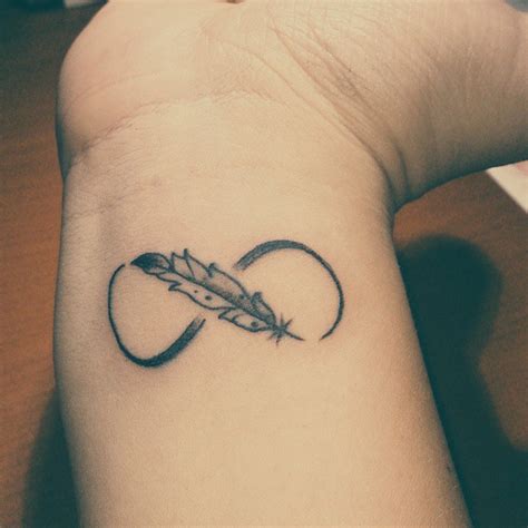 Infinity Symbol Wrist Tattoo