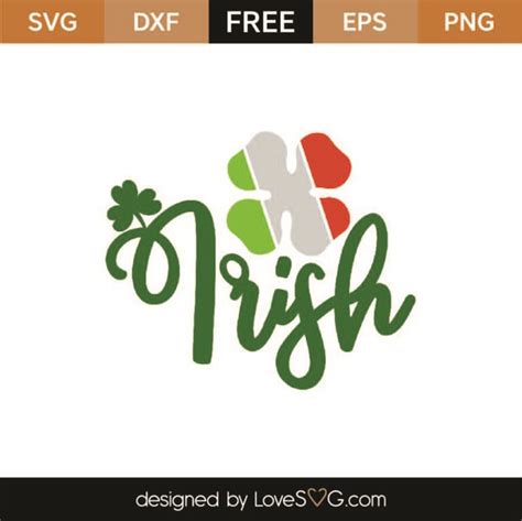 Free Irish Svg Cut File