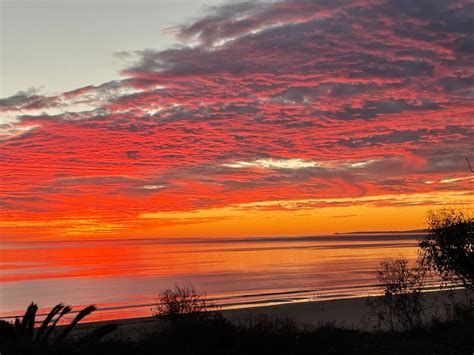 Winter Sunset Sky Over The Pacific Ocean Photo Of The Day Santa