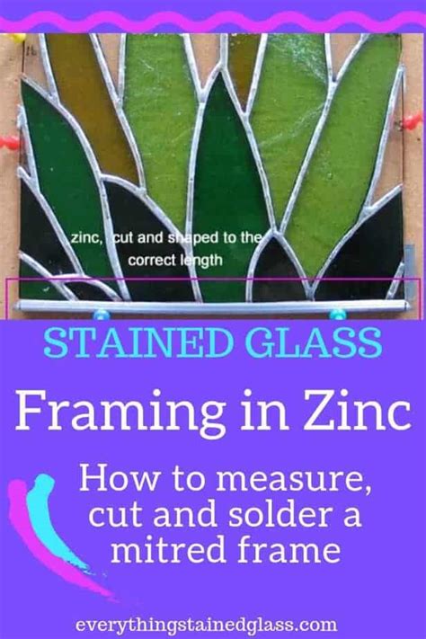 Stained Glass Zinc Strengthen Your Panel With A Strong Frame