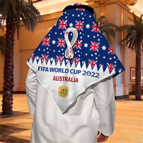 fifa world cup qatar 2022 australia national football team champions keffiyeh scarf hg