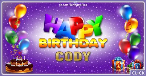 Happy Birthday Cody Birthday Wishes