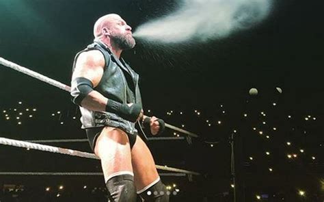 Wwe Live Triple H Breaks Into A Jig But Signs Off With Pedigree After