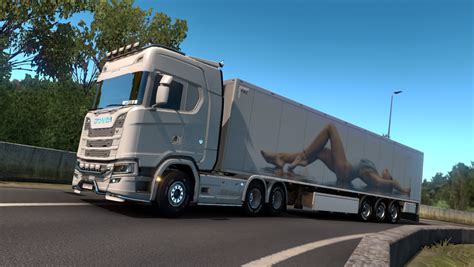 Woman Skin For Owned Trailers Ets Mods Euro Truck Simulator Mods