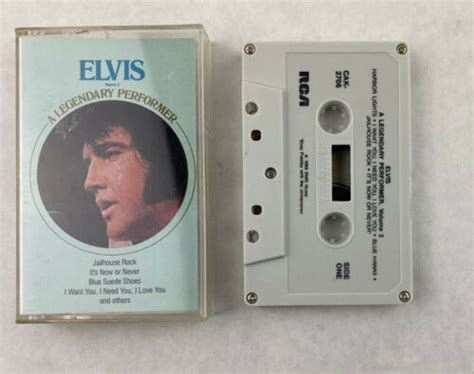 elvis a legendary performer vol 2 cassette tape 1989 bmg music ebay