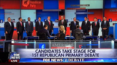 First Republican Debate Of 2016 Presidential Race Kicks Off On Fox News With Roger Ailes