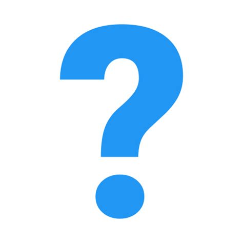 Question Mark Generic Blue Icon