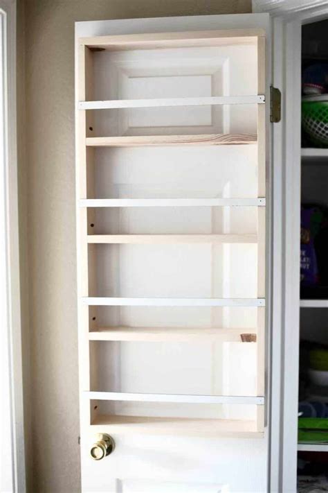 How To Build A Diy Back Of Door Shelf Thediyplan Closet Door