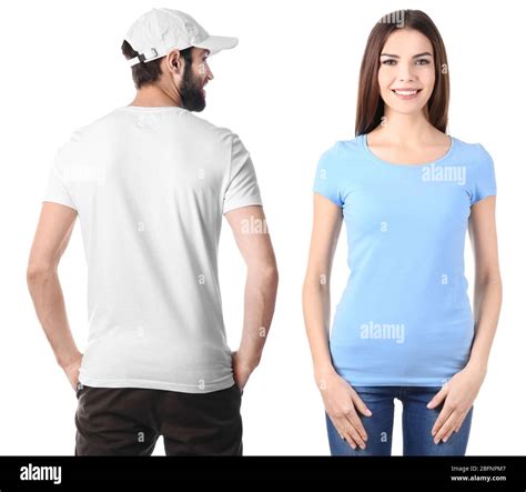 Blank T Shirts Template Front Back Hi Res Stock Photography And Images
