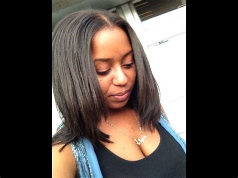 Sew in hair extensions, sew in hair weaving, sew in bundles, curly hair sew in, wet and wavy hair sew in, best hair for bob sew in, sew in straight hair, brazilian hair sew in for you to create perfect full sew in weave hairstyles. 2 Week Update: Protective Style Sew-In Weave on Natural ...