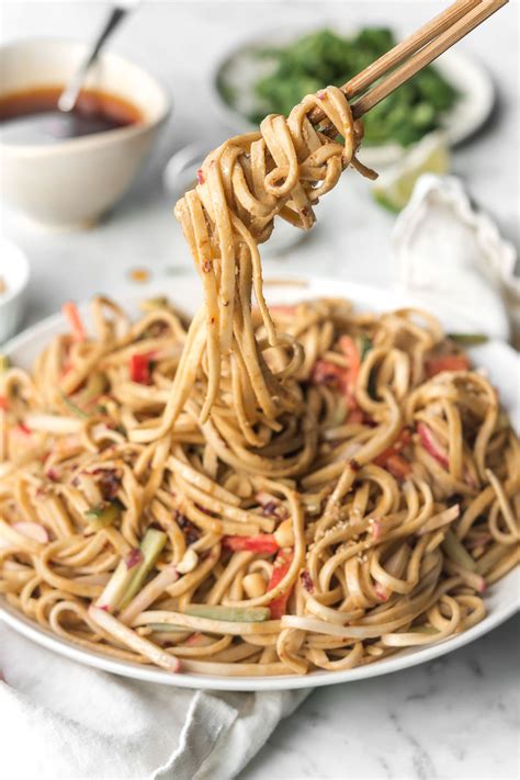 Cold Spicy Sesame Peanut Noodles With Spice