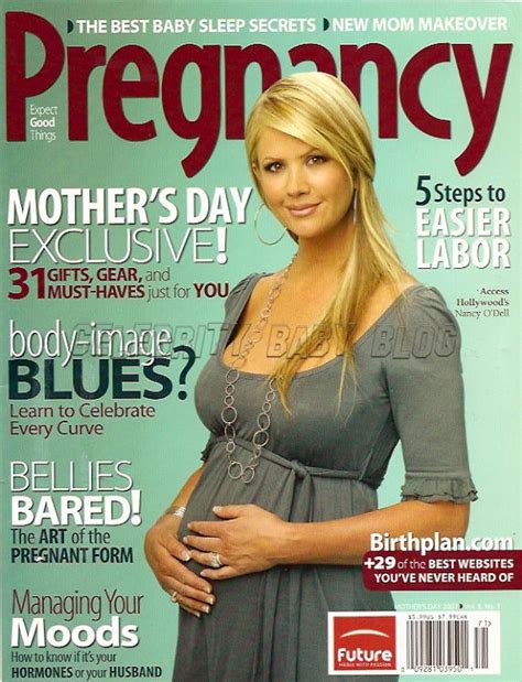 access hollywood s nancy o dell in pregnancy magazine