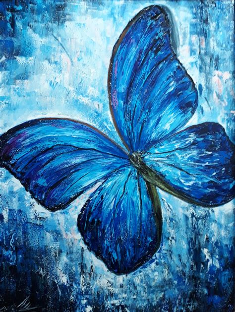 Butterflyoil Painting 60x80cm Modern Art Andranik Harutyunyan