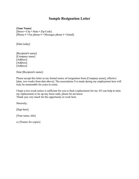 12 Employee Resignation Letter Examples Pdf Word Examples