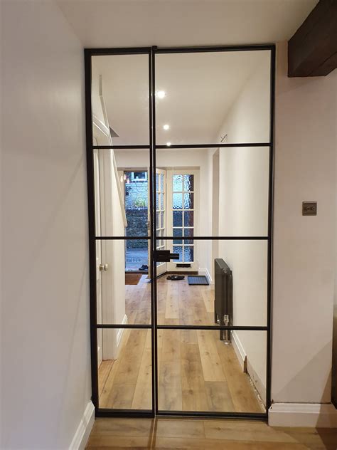 Metal Framed Doors Black Glass Door Door Dividers