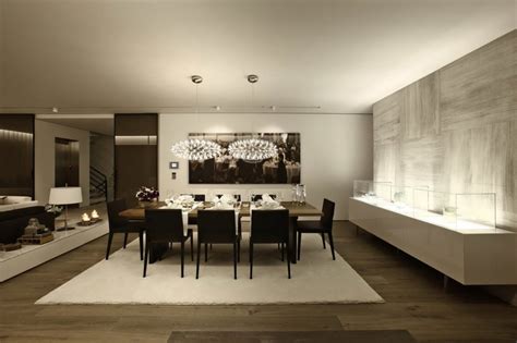 Oswald had the light switch in the kitchen area configured in such a way that upon a simple press of a button, the kitchen ceiling lights would come on as expected. dim lighting dining room | Interior Design Ideas.