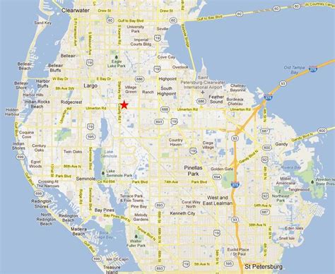 Free Pinellas County Zip Code Map United States Map