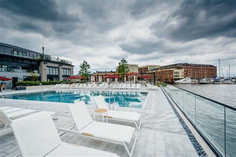 The Pool At The Sagamore Pendry Hotel In Fells Point Baltimore