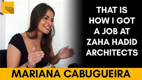 How I Got A Job At Zaha Hadid Architects Mariana Cabugueira Dezign Ark