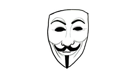 And the man himself appears to be wearing a mask. How to Draw the Anonymous Mask - YouTube