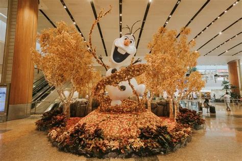 Airport Turns Into Winter Wonderland With Frozen Characters And An Enchanted Forest Daily Star