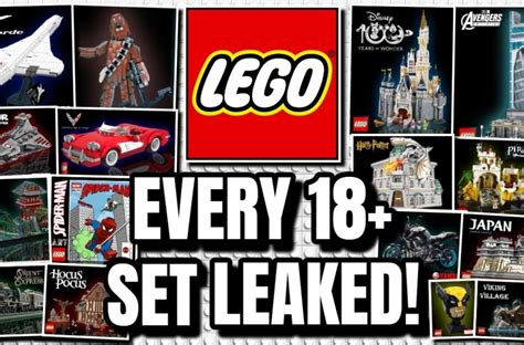 Every Lego 18 Set Leak All 20232024 Sets Leaked Brickhubs