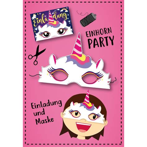 Hier findest du findest du coole kürbis. 6 Einladungskarten Kindergeburtstag Einhorn Party mit Einhorn Masken