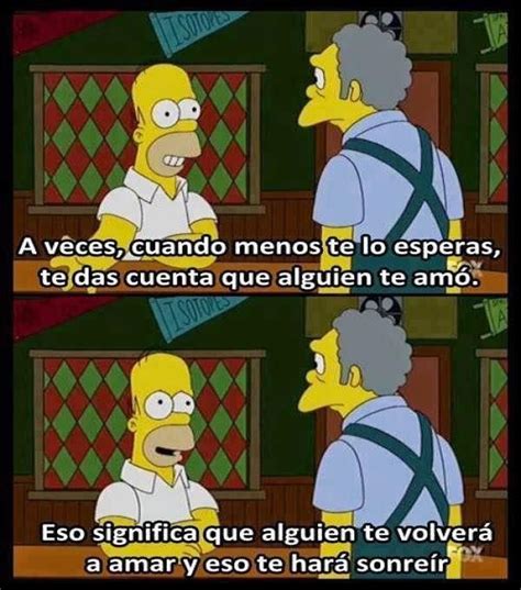 Pin De Agostina Mangold En Amor Amarillo Frases De Los Simpsons Los