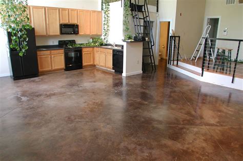 How To Stain An Interior Concrete Floor Homeflooringideas Concrete