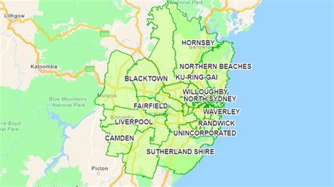 Sydney Map Map Of Sydney Australia Maps Of World Vlrengbr
