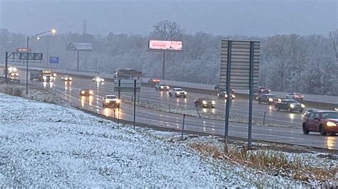 slick road conditions across st louis after overnight snow