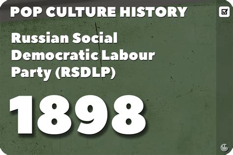 Russian Social Democratic Labour Party Rsdlp