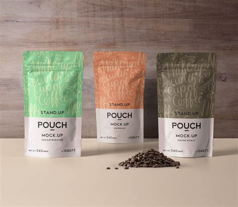 Download Psd Stand Up Pouch Mockup Vol4 | Psd Mock Up Templates | Pixeden
