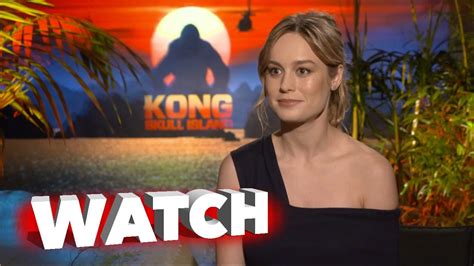 Kong Skull Island Brie Larson Exclusive Movie Interview Screenslam Youtube