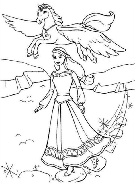 Simply do online coloring for barbie doll riding horse coloring page directly from your gadget, support for ipad, android tab or using our web feature. 30 Printable Horse Coloring Pages