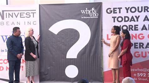 Watch Fourth Edition Of Whos Who In Guyana Business Directory