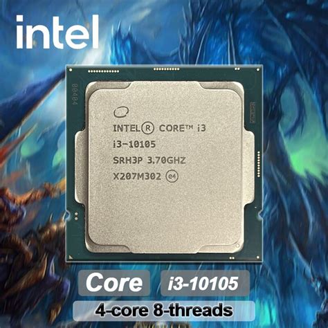 Intel Core I3 10105 I3 10105 37 Ghz Quad Core Processador Cpu De Oito