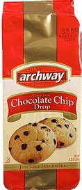 If you're mailing the batch, skip fragile options such as lacy florentines or anything frosted — and don't forget the bubble wrap! Archway Home Style Cookies Chocolate Chip Drop 8.25 oz ...