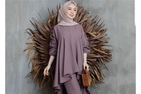 5 Model Baju Muslim Yang Kekinian Untuk Lebaran Simple Dan Stylish