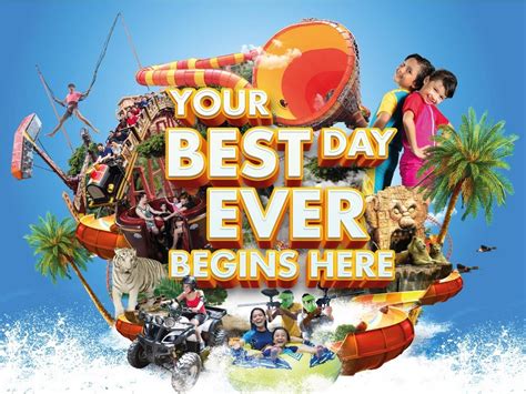 You may choose to enjoy theme parks located atop a mountain such as 2. Sunway Lagoon Theme Park, Malaysia Multi-park Destination