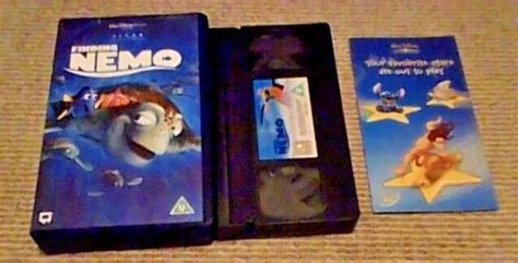Finding Nemo Walt Disney Uk Pal Vhs Video Pixar Knick Knack Rare
