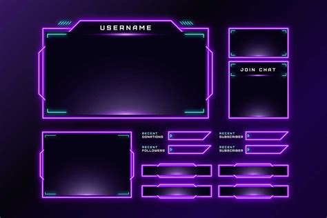 Twitch Background Template Vol2 Free Design Resources
