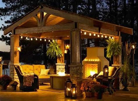 Pergola Pergola Lighting Small Courtyard Gardens Backyard Patio