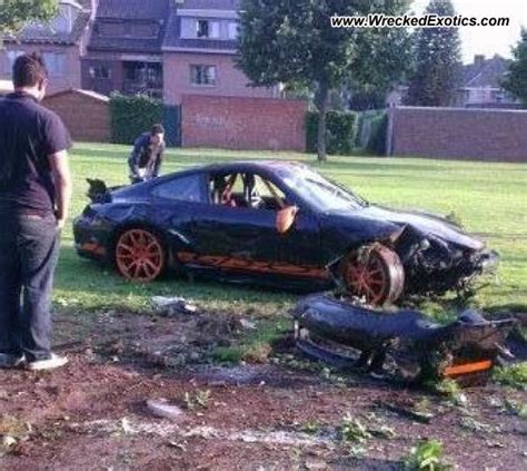 Porsche 911 Gt3 Rs Wrecked Hasselt