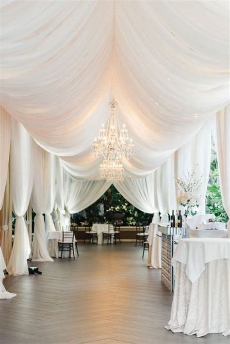 20 chic and elegant wedding tent draping inspiration roses and rings
